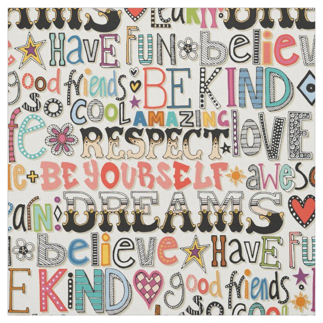 Tela tan genial tipografía (Retal)