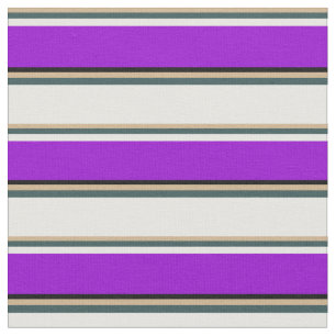 Tela Tan, gris pizarra oscura, crema de menta, violeta 