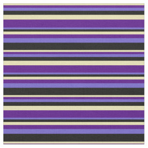 Tela Tan, índigo, azul pizarra y líneas de color negro