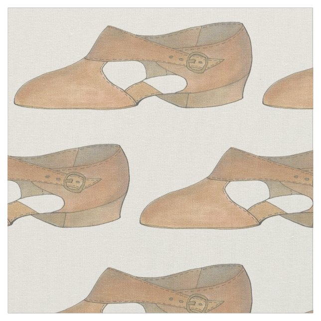 Tela Tan Lyrical Modern Dance Shoe Dancing Choreografía (De cerca)
