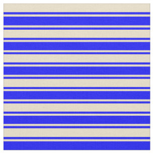 Tela Tan y líneas azules