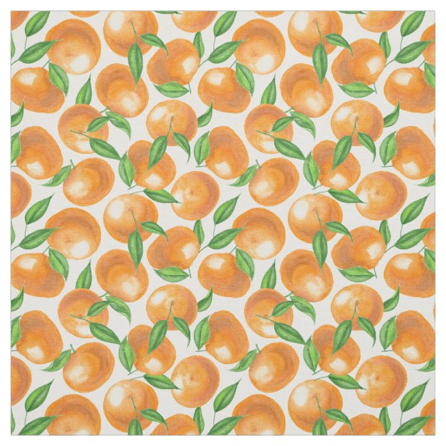 Tela Tangerinas acuáticas (Retal)