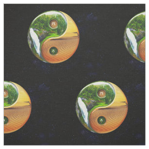 Tela Taoism del desierto y de la selva de Yin Yang