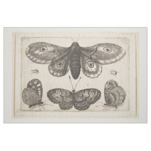 Tela Tapicería de los lepidópteros de la mariposa de 