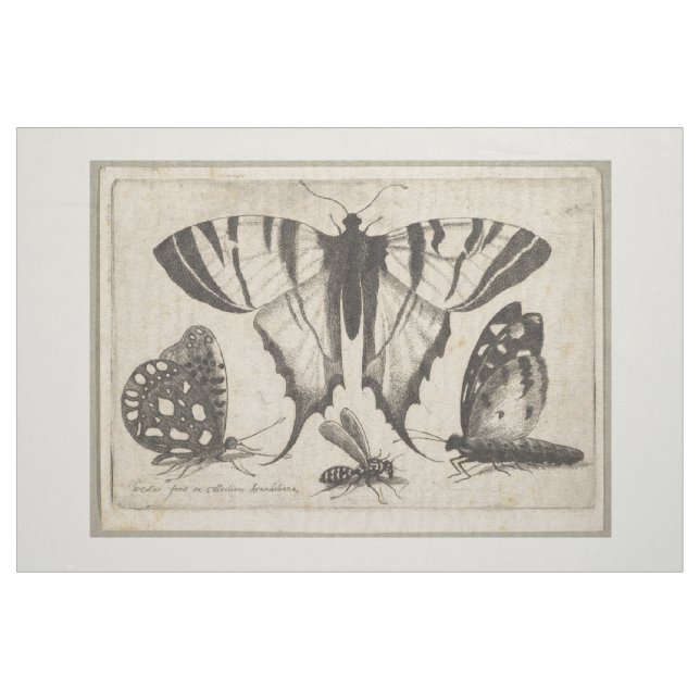 Tela Tapicería del insecto de la avispa de las ("Cuarto gordo" (fat quarter))