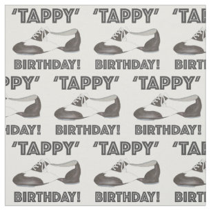 Tela Tappy Birthday Dance Shoe Tapdance Black White