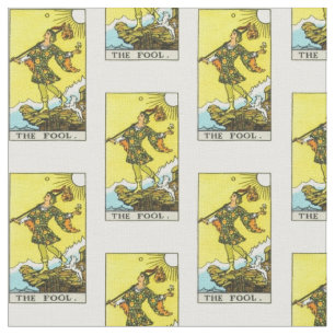 Tela Tarjeta del tonto de Tarot del Jinete-Waite