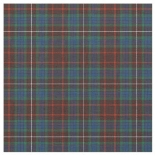 Tela Tartán antiguo de Fraser del clan