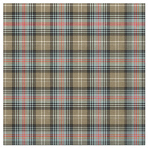 Tela Tartán antiguo de Sutherland del clan