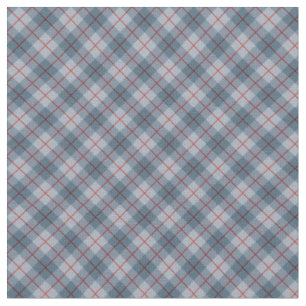 Tela - Tartán Azul, Gris y Rojo