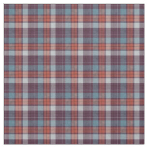 Tela Tartan Burgundy Rojo Rústico