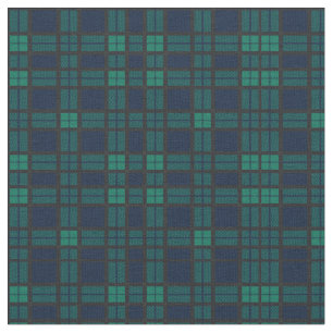 Tela Tartan Clan Black Watch Green Blue Check