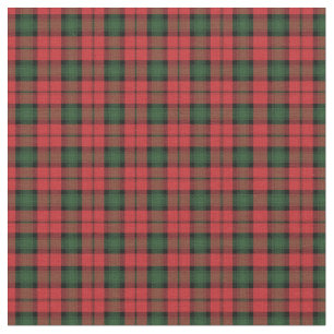 Tela Tartan Clan Kerr Plaid Red Green Check