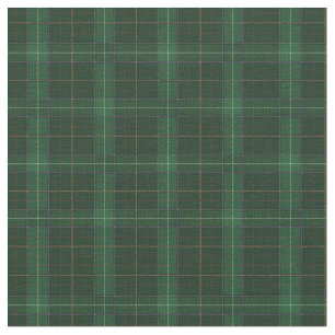 Tela Tartan Clan MacQueen Plaid Pattern Green Check