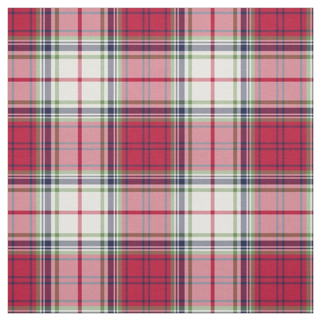 Tela Tartan de Navidad de las Tierras Altas (Retal)
