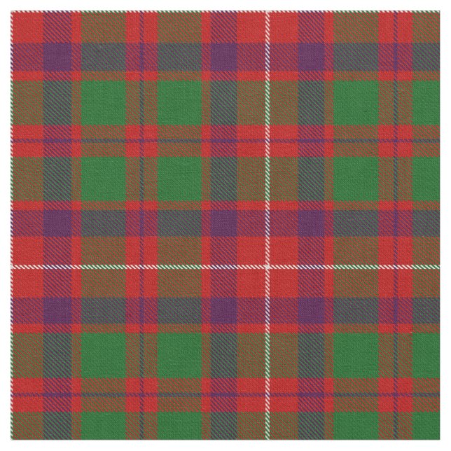 Tela Tartán del clan de Geddes (De cerca)