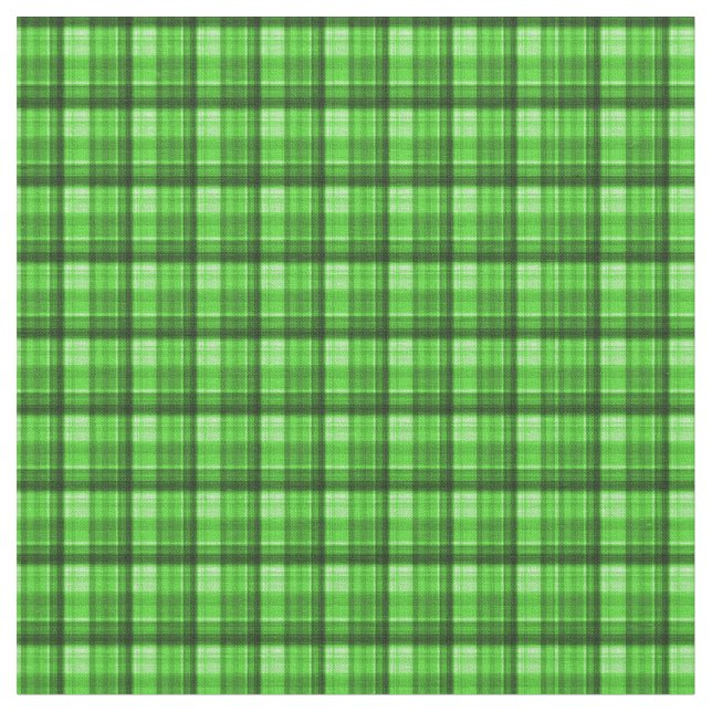 Tela Tartán marcado verde, (De cerca)