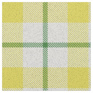 Tela Tartan plaid rústico de campo verde amarillo y bla