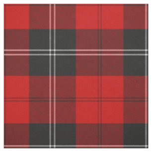 Tela Tartan Rojo Clan Ramsay