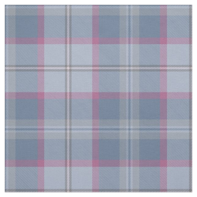 Tela Tartán rosa y azul pastel (Retal)