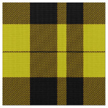 Tartán Tejido amarillo y negro de plástico