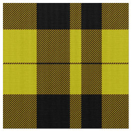 Tela Tartán Tejido amarillo y negro de plástico