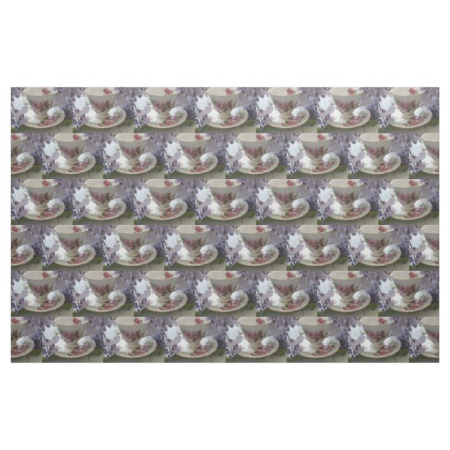 Tela Tea Cup ("Cuarto gordo" (fat quarter))