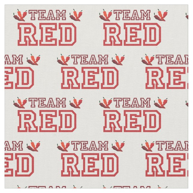 Tela TEAM RED Chile Fabric (De cerca)