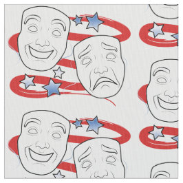 Tela Teatro americano con las máscaras del drama