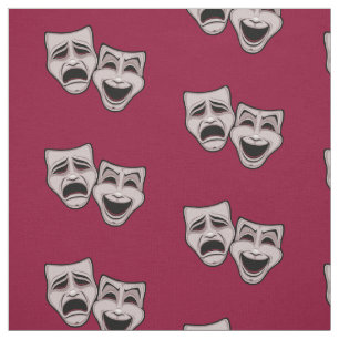 Tela Teatro de comedia de tragedia gris