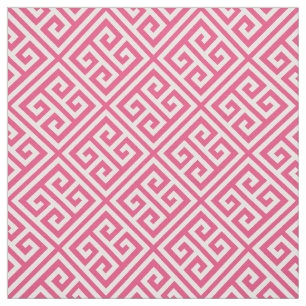 Tela Tecla griega rosa caliente