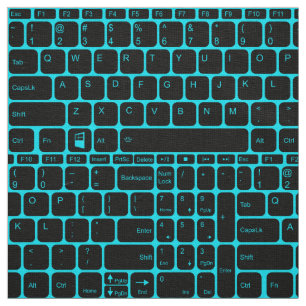 Tela Teclado, azul retroiluminado