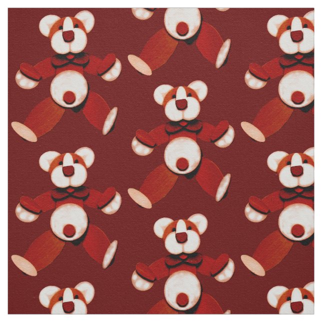 Tela Teddy Bear Fabric Festive Bear Fabrics (Retal)