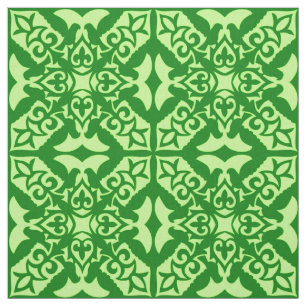 Tela Teja marroquí - verde oscuro del pino