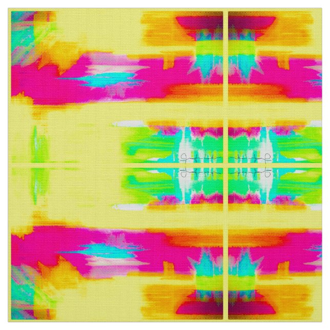 Tela Tejido abstracto amarillo de atardecer (Retal)