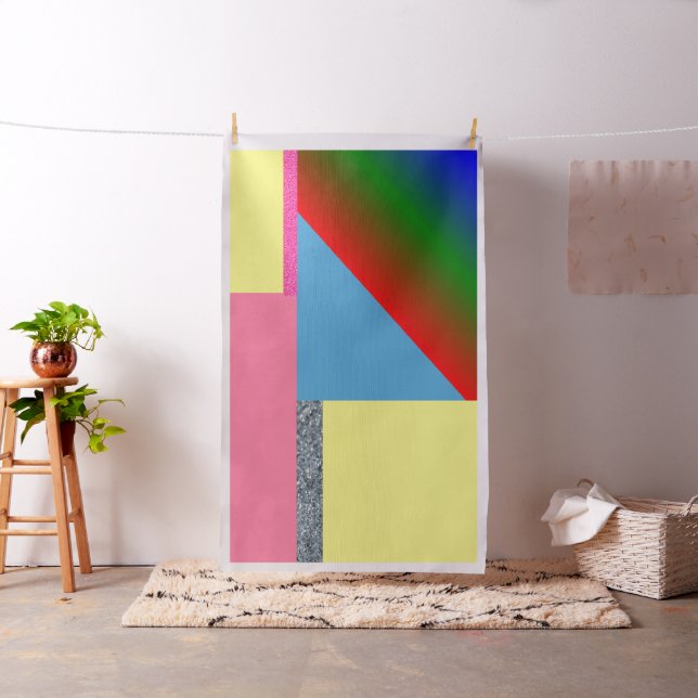 Tela Tejido abstracto colorido (In Situ)