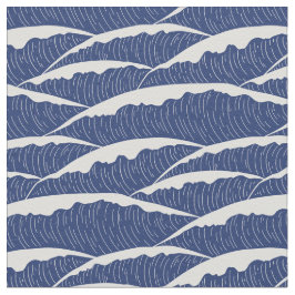 Tela Tejido azul y blanco oscuro