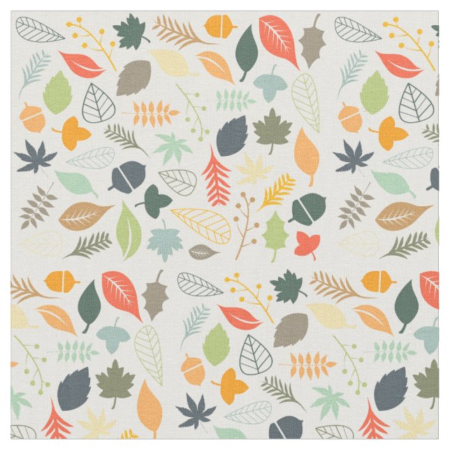 Tela Tejido - Caída de hojas (De cerca)