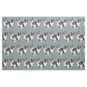 Tela Tejido Cardigan Corgi