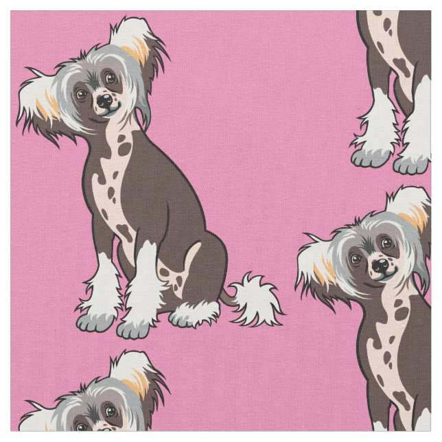 Tela Tejido chino de perro en reposo (De cerca)