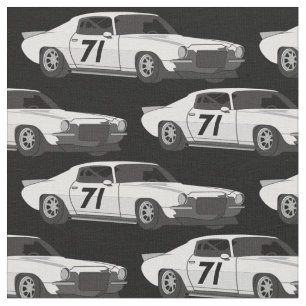 Tela Tejido clásico de automóviles de carrera