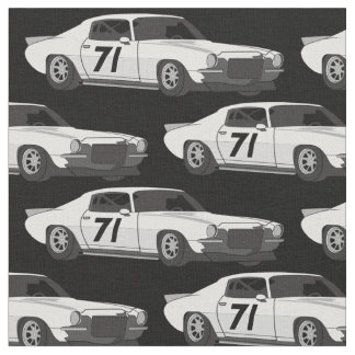 Tela Tejido clásico de automóviles de carrera