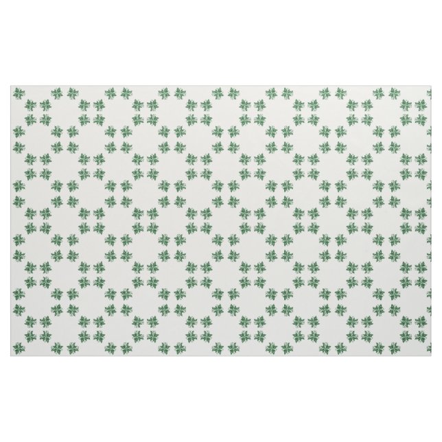 Tela Tejido - Clústeres de hojas y bayas ("Cuarto gordo" (fat quarter))