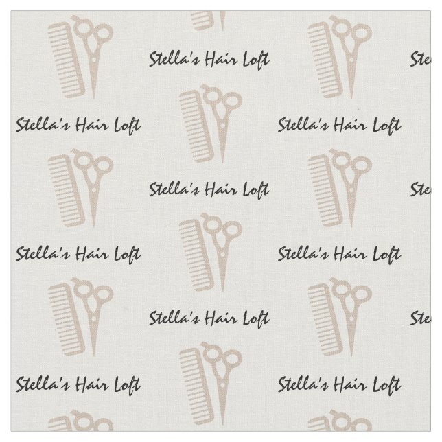 Tela Tejido Comb Comb de Tan Scissor Personalizado (De cerca)