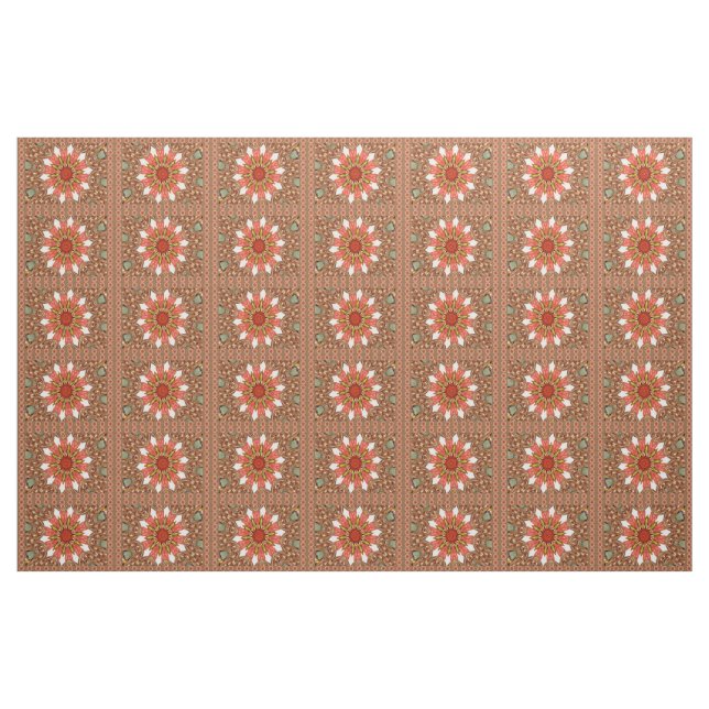 Tela Tejido combado con patrón de energía tradicional d ("Cuarto gordo" (fat quarter))