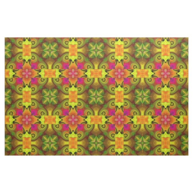 Tela Tejido con diseño de Spring Bouquet (Yarda)