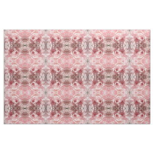 Tela Tejido con motivos florales de adormidera rosa pál