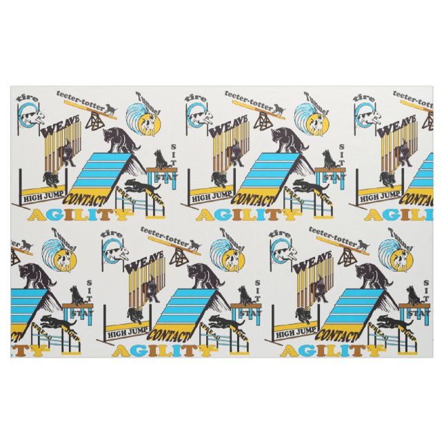 Tela Tejido de agilidad para los amantes del perro (Yarda)