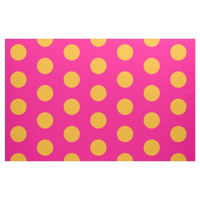 Tela Tejido De Algodón Compuesto De Punto De Polka Rosa ("Cuarto gordo" (fat quarter))