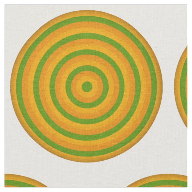 Tela Tejido de algodón de algodón con diseño circular (De cerca)